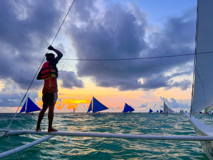 Sunset Paraw Sailing