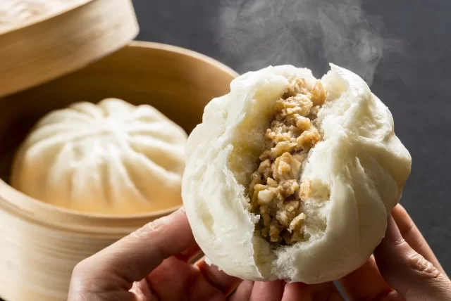 Yokohama Chinatown Steamed Pork Buns (Butaman)