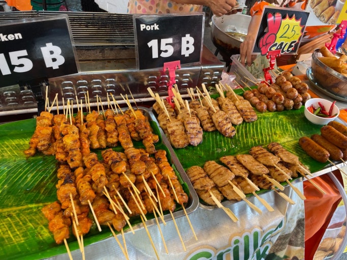 Moo Ping (Grilled Pork Skewers)