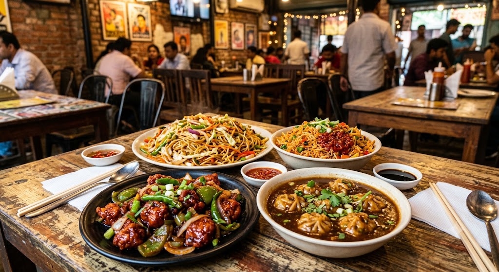 Indo-Chinese (Chilli Chicken / Chilli Paneer)