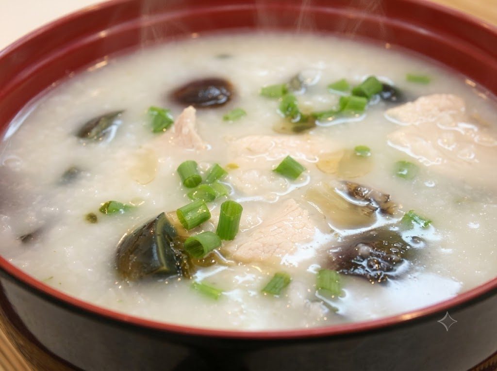피단서우러우저우(皮蛋瘦肉粥)