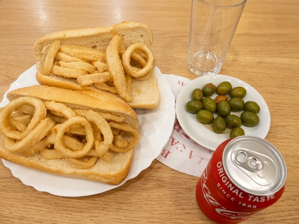 Bocadillo de calamares