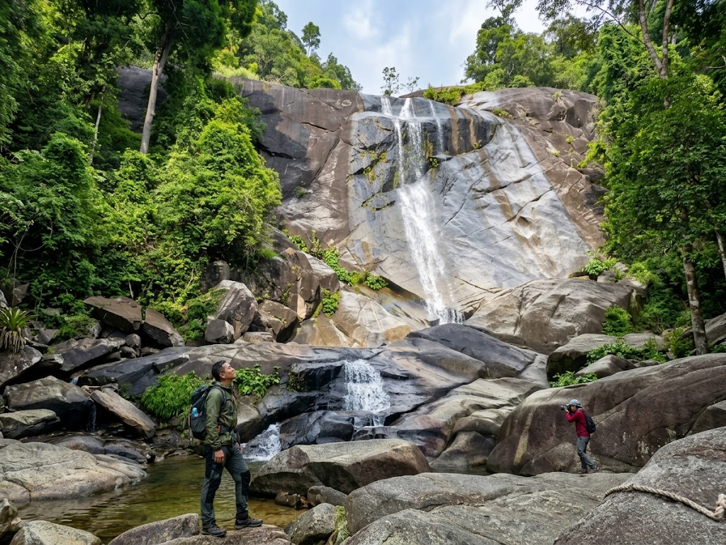 Telaga Tujuh Waterfalls (Seven Wells)